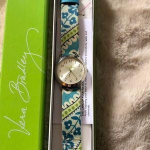 Vera Bradley watch in Bermuda blue print